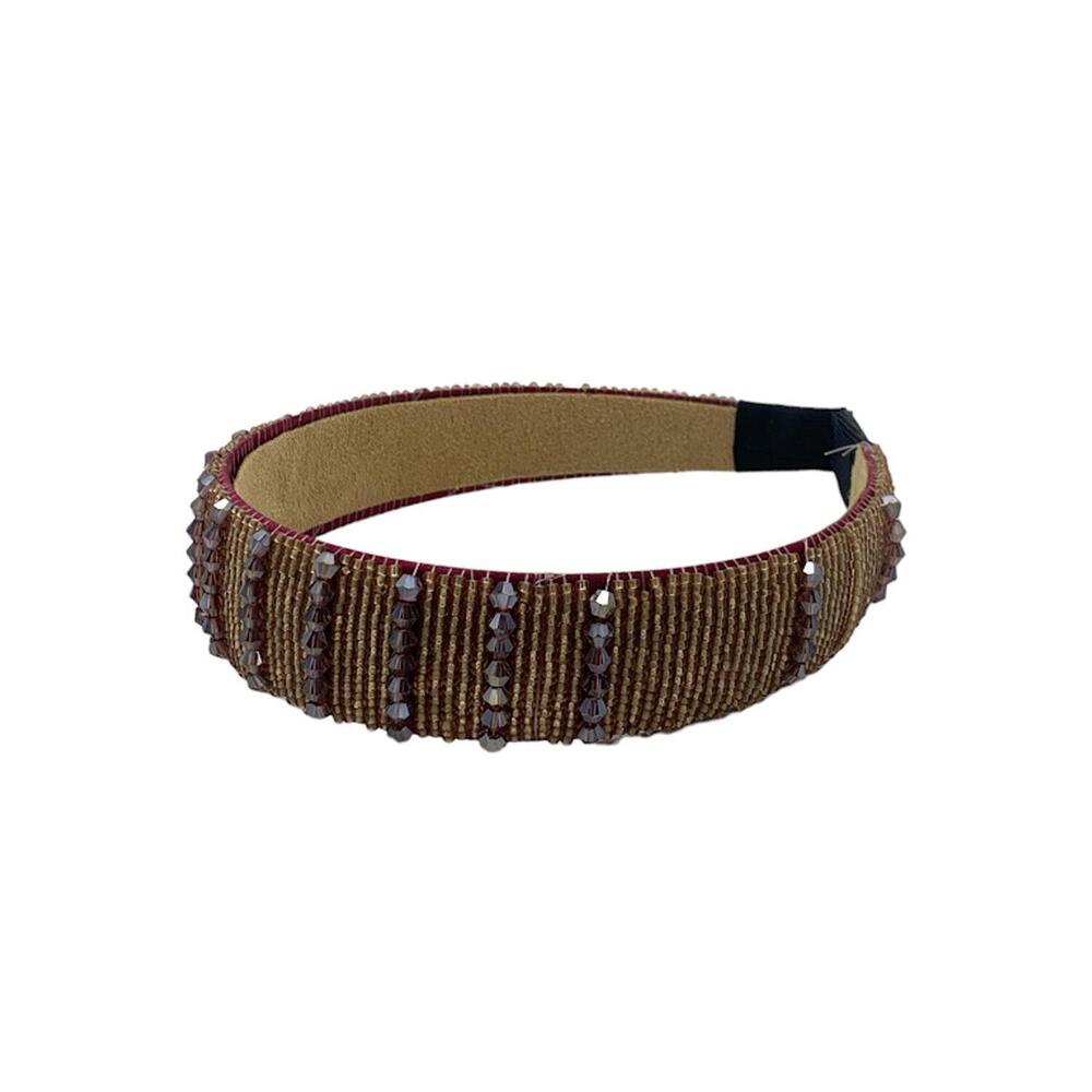 Locks & Mane Micro-Beaded Headband Pink
